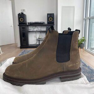 Common Projects Brown Suede Chelsea Size 41EU/US8